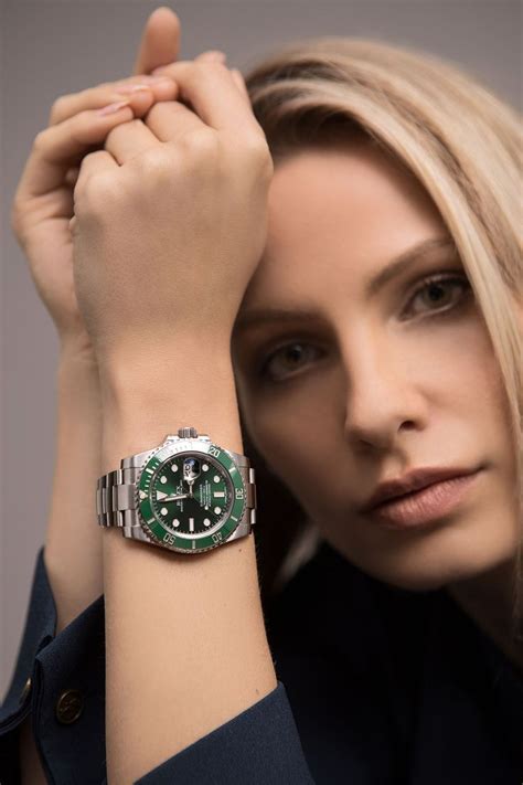 woman wearing rolex submariner|Rolex Submariner authentic watches.